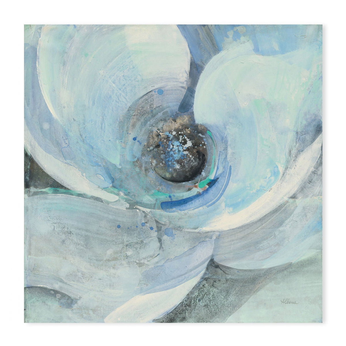 wall-art-print-canvas-poster-framed-Moonlight Magnolia, Style A & B, Set Of 2 , By Albena Hristova-GIOIA-WALL-ART