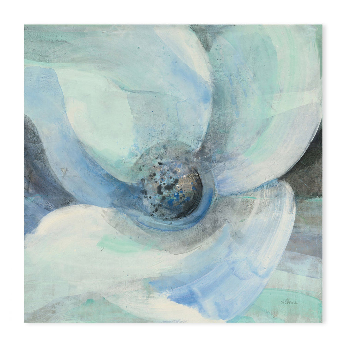 wall-art-print-canvas-poster-framed-Moonlight Magnolia, Style A & B, Set Of 2 , By Albena Hristova-GIOIA-WALL-ART