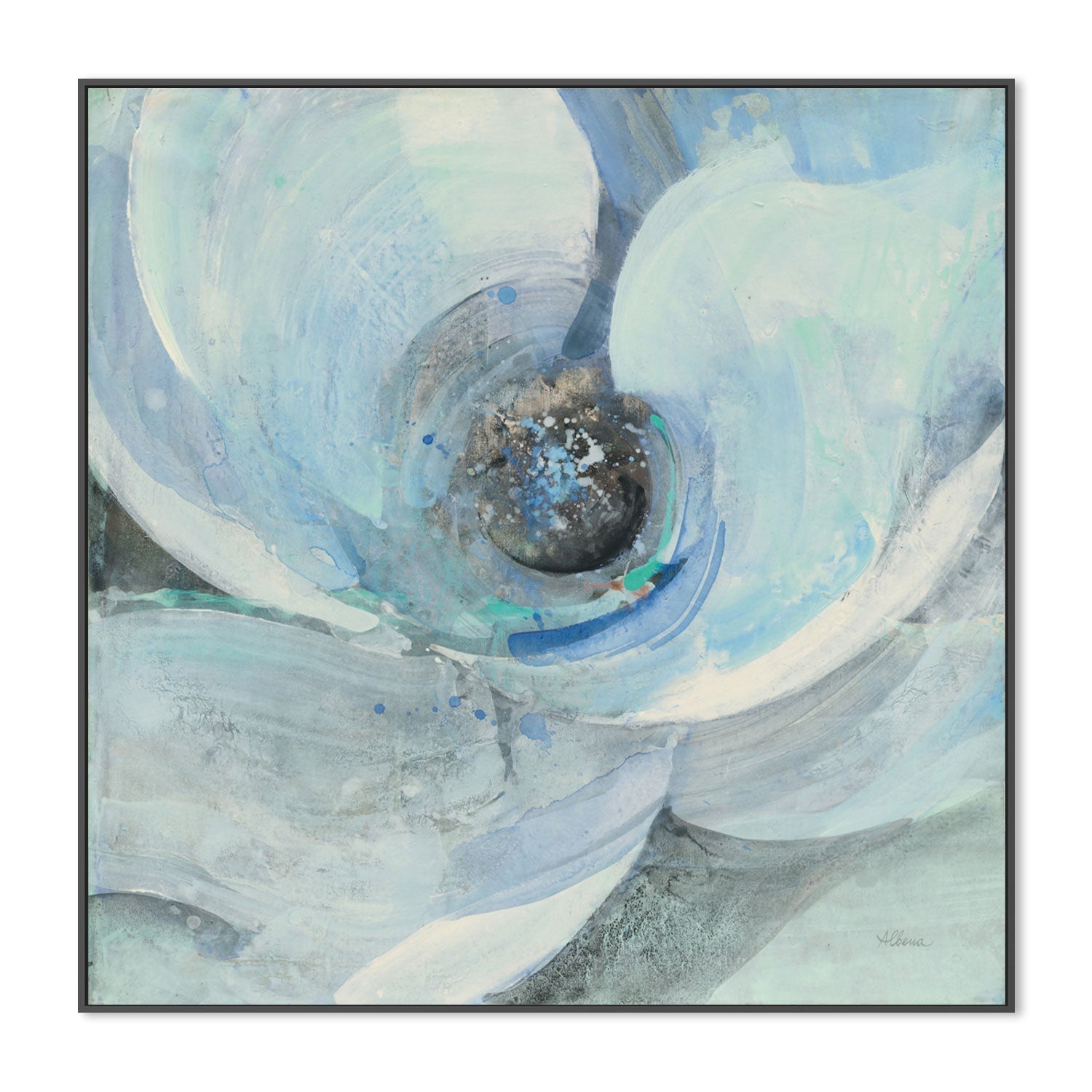 wall-art-print-canvas-poster-framed-Moonlight Magnolia, Style A , By Albena Hristova-GIOIA-WALL-ART