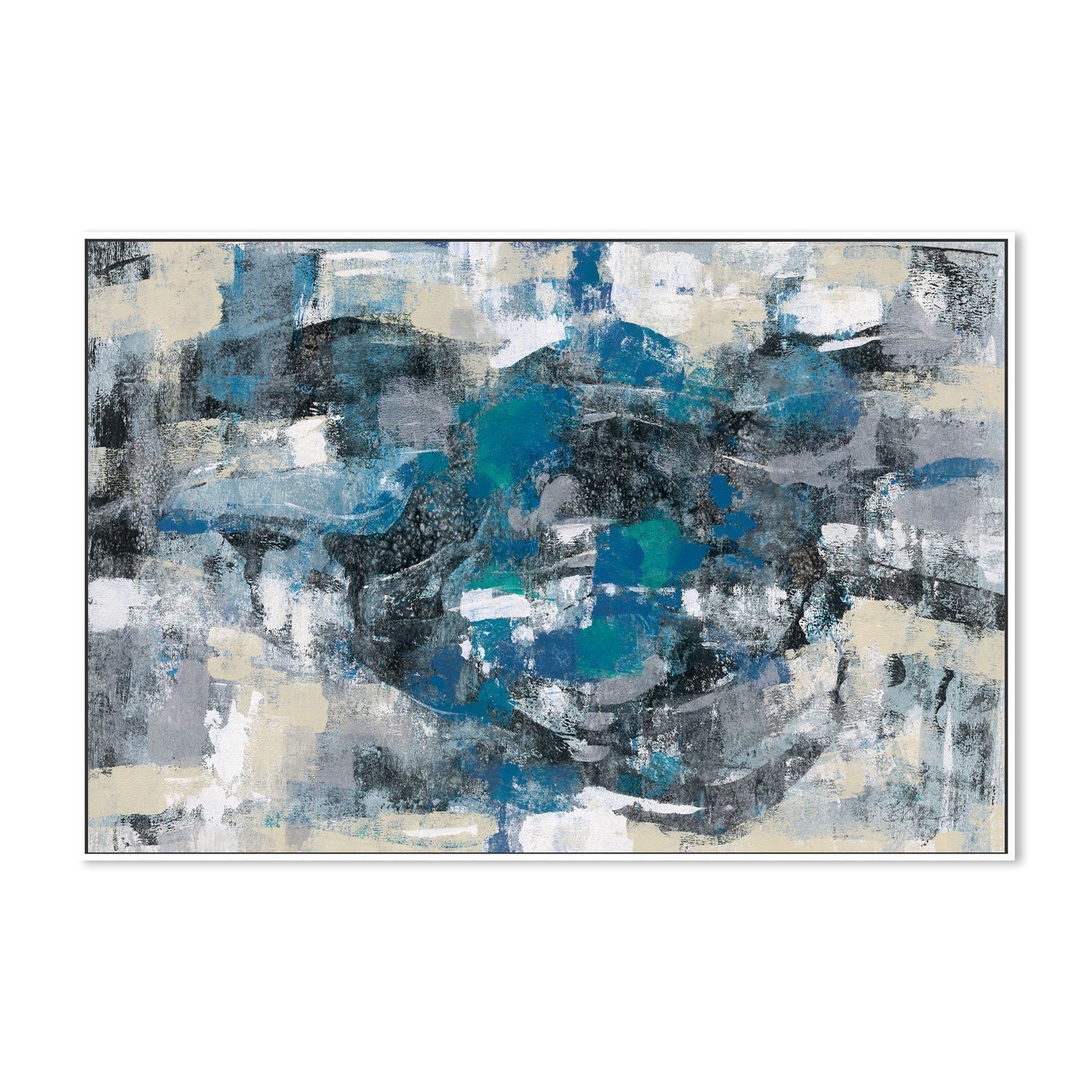 wall-art-print-canvas-poster-framed-Moonlight Splash , By Silvia Vassileva-GIOIA-WALL-ART
