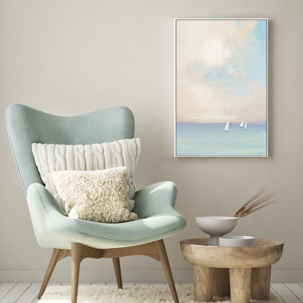 wall-art-print-canvas-poster-framed-Morning Sail, Style B-by-Julia Purinton-Gioia Wall Art