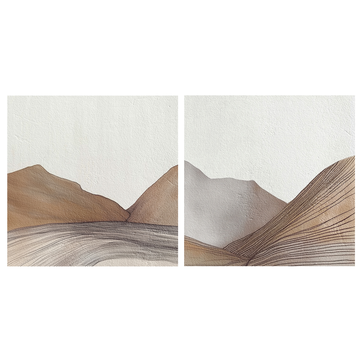 wall-art-print-canvas-poster-framed-Morros, Style A & B, Set Of 2 , By Alma-1