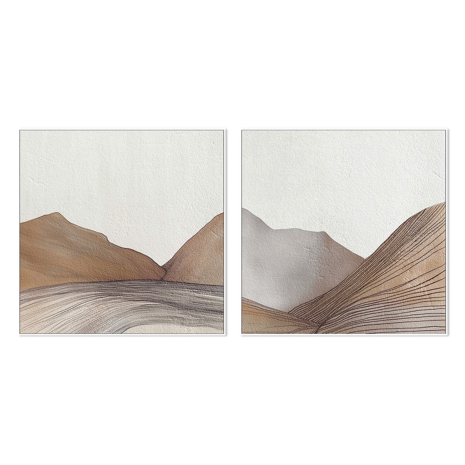 wall-art-print-canvas-poster-framed-Morros, Style A & B, Set Of 2 , By Alma-5