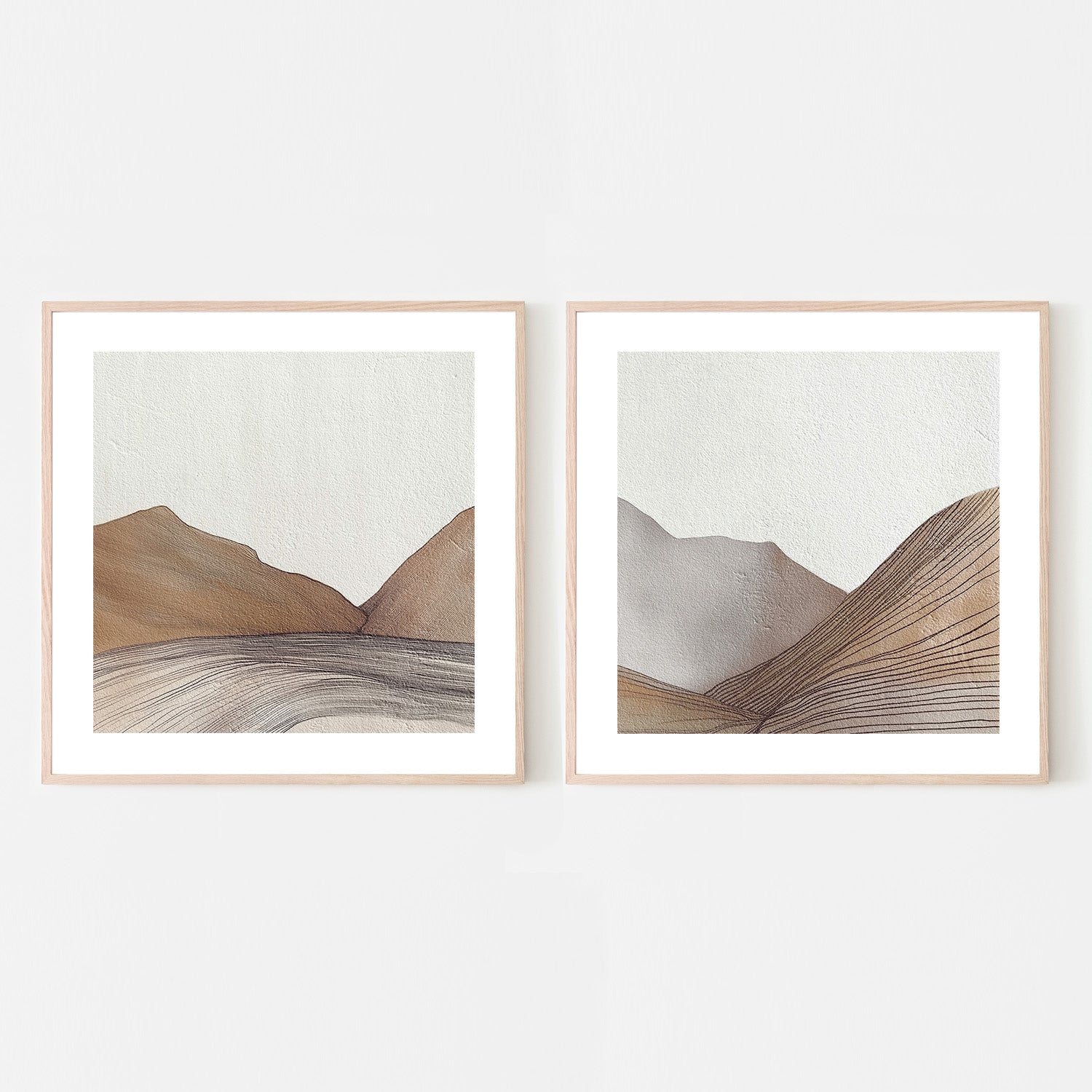 wall-art-print-canvas-poster-framed-Morros, Style A & B, Set Of 2 , By Alma-6