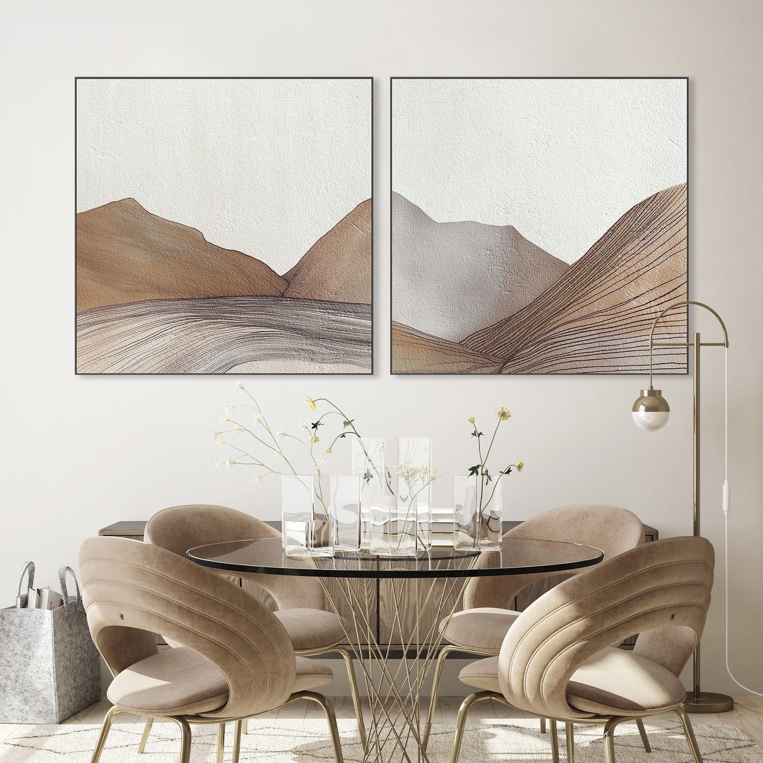 wall-art-print-canvas-poster-framed-Morros, Style A & B, Set Of 2 , By Alma-7