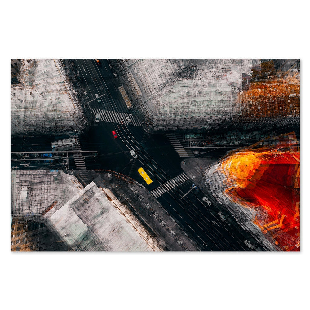wall-art-print-canvas-poster-framed-Moscow Crossroad, By Carmine Chiriacò-by-Plus X Studio-Gioia Wall Art