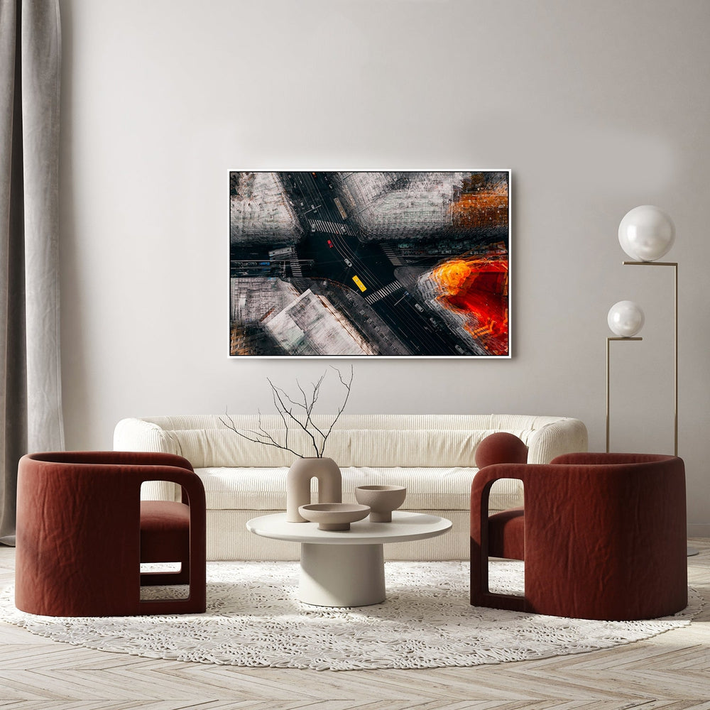 wall-art-print-canvas-poster-framed-Moscow Crossroad, By Carmine Chiriacò-by-Plus X Studio-Gioia Wall Art