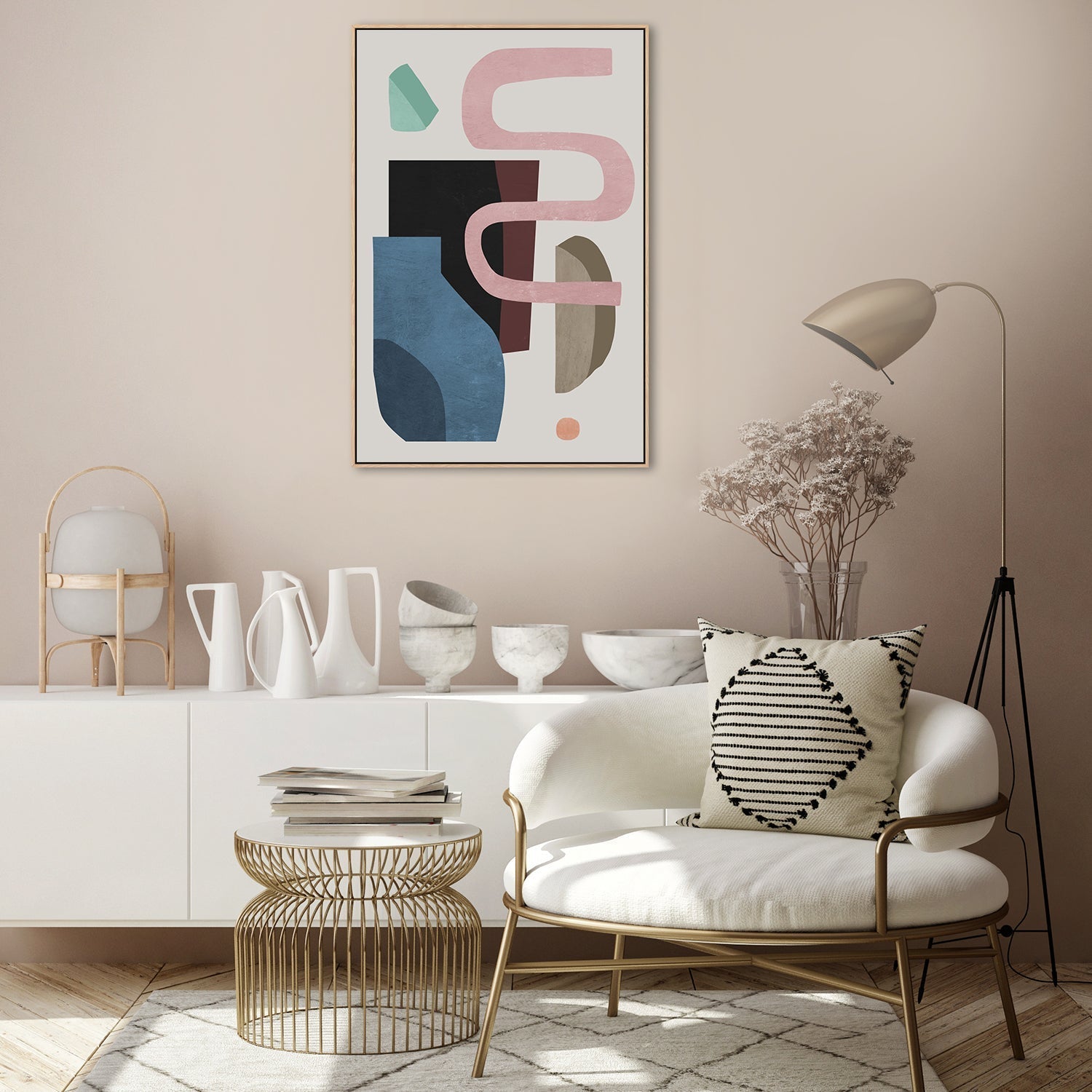 wall-art-print-canvas-poster-framed-Motel , By Dan Hobday-by-Dan Hobday-Gioia Wall Art