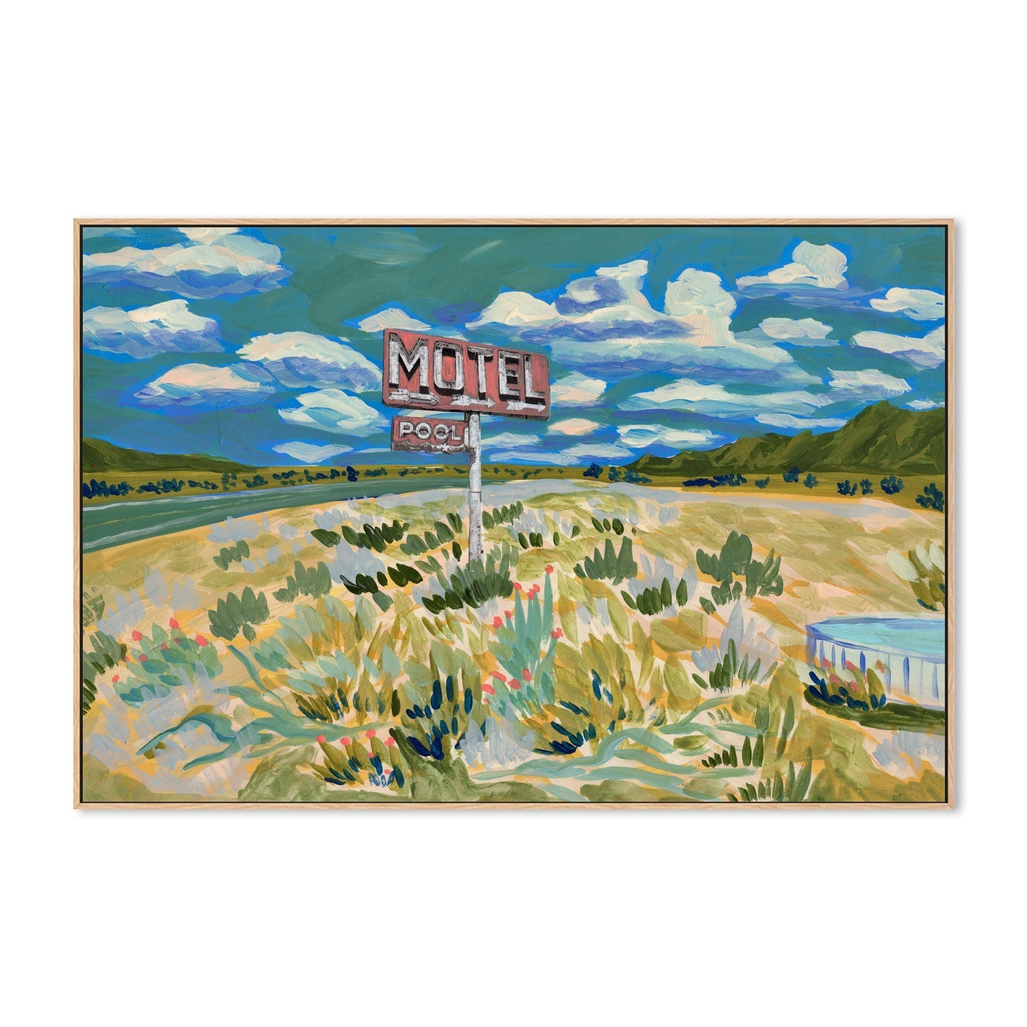 wall-art-print-canvas-poster-framed-Motel Pool , By Eleanor Baker-4