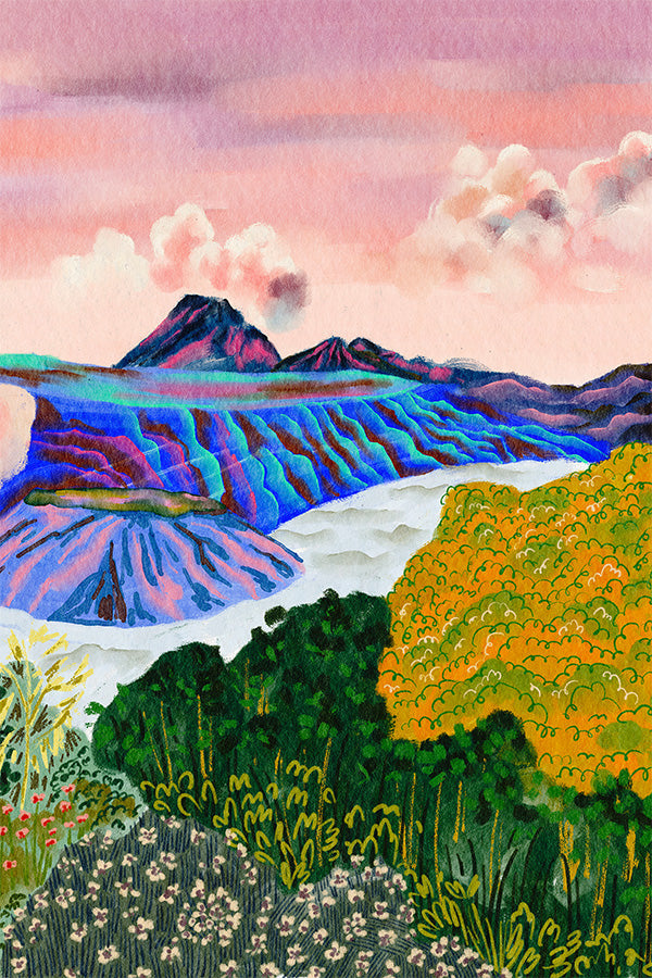 wall-art-print-canvas-poster-framed-Mount Bromo , By Kartika Paramita-1