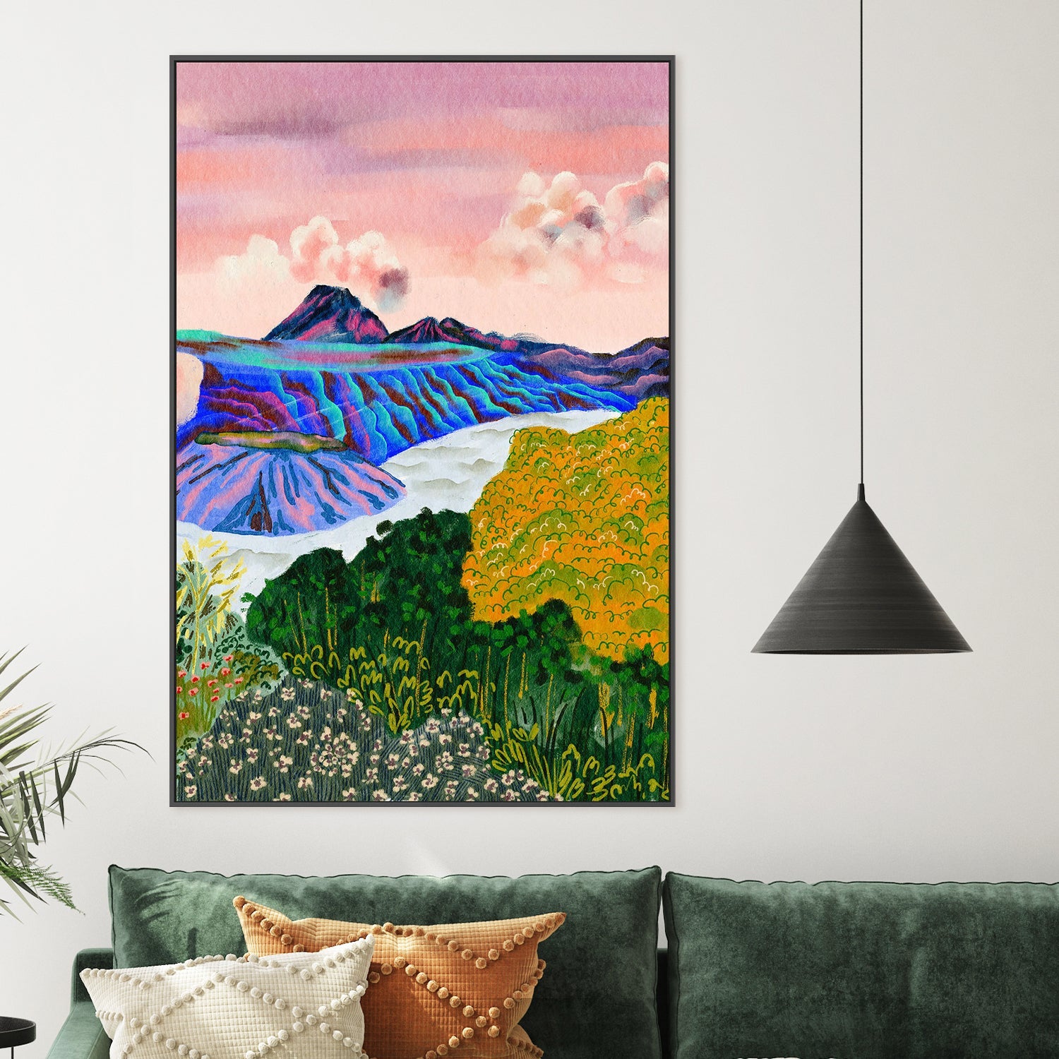 wall-art-print-canvas-poster-framed-Mount Bromo , By Kartika Paramita-3