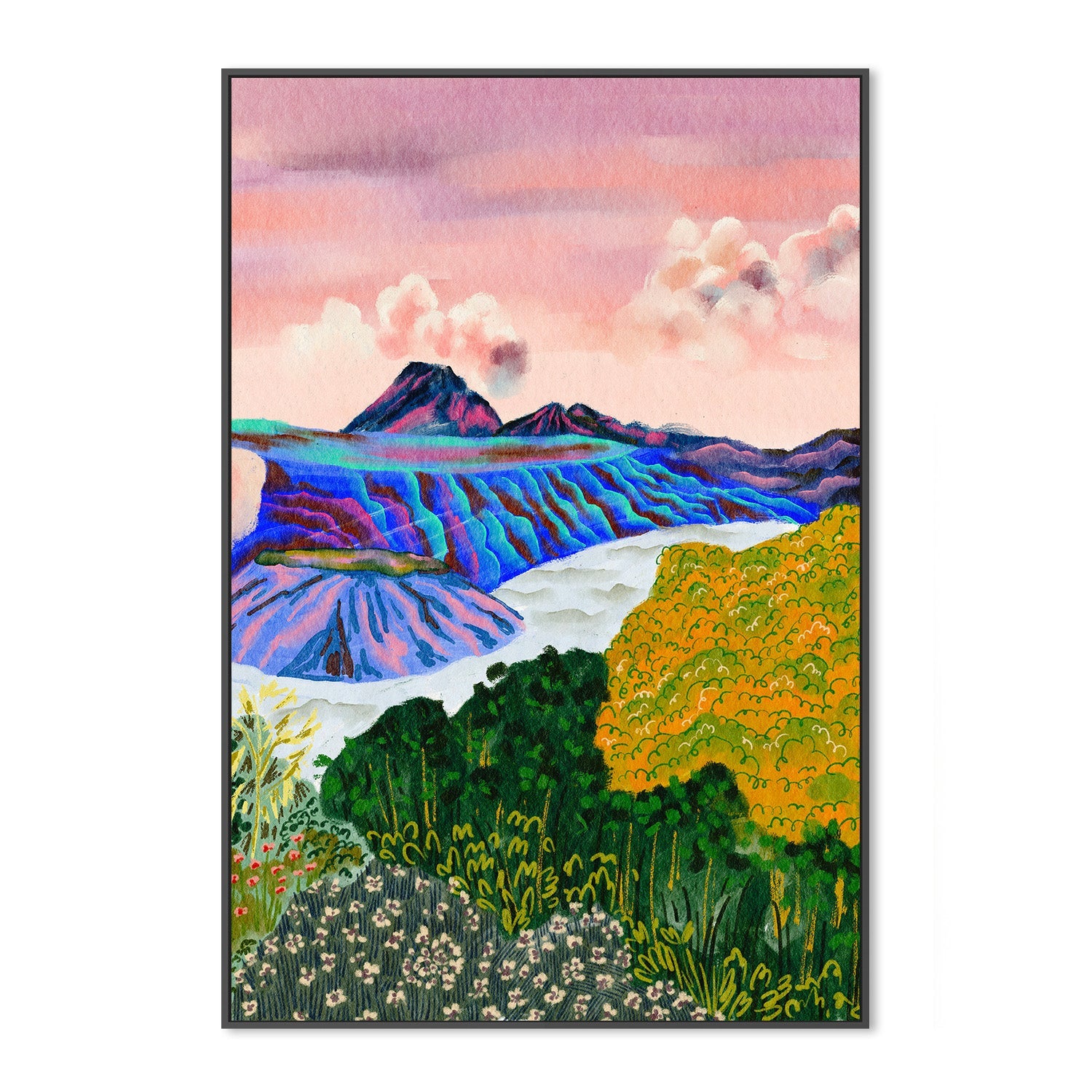 wall-art-print-canvas-poster-framed-Mount Bromo , By Kartika Paramita-4