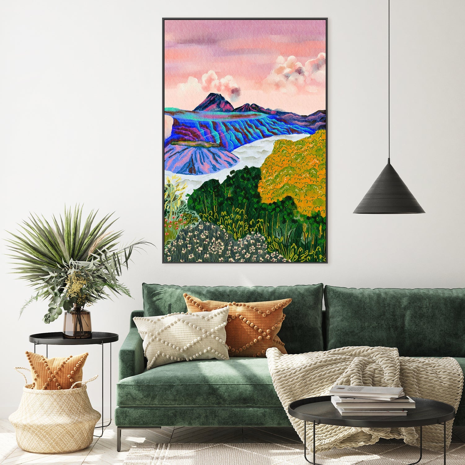 wall-art-print-canvas-poster-framed-Mount Bromo , By Kartika Paramita-8