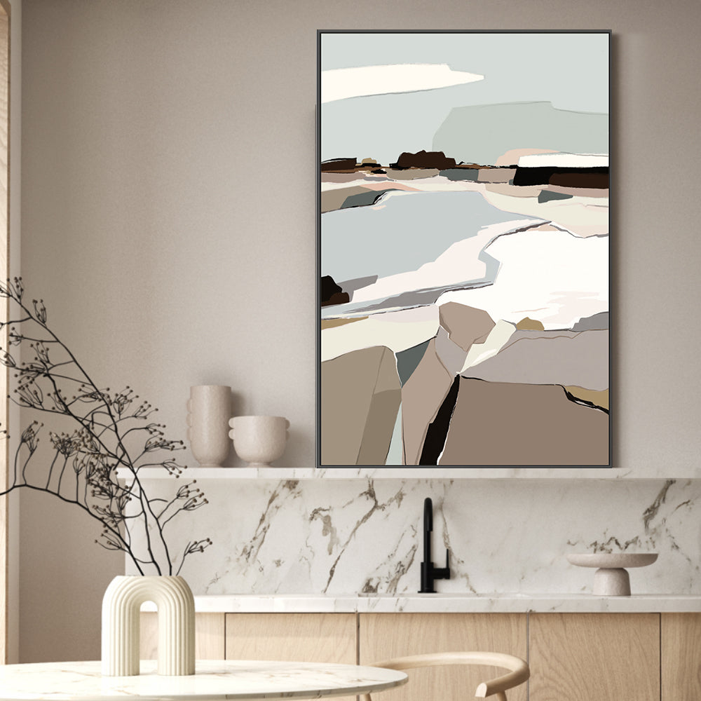 wall-art-print-canvas-poster-framed-Mountain Melodies, Style A , By Nikita Jariwala-GIOIA-WALL-ART