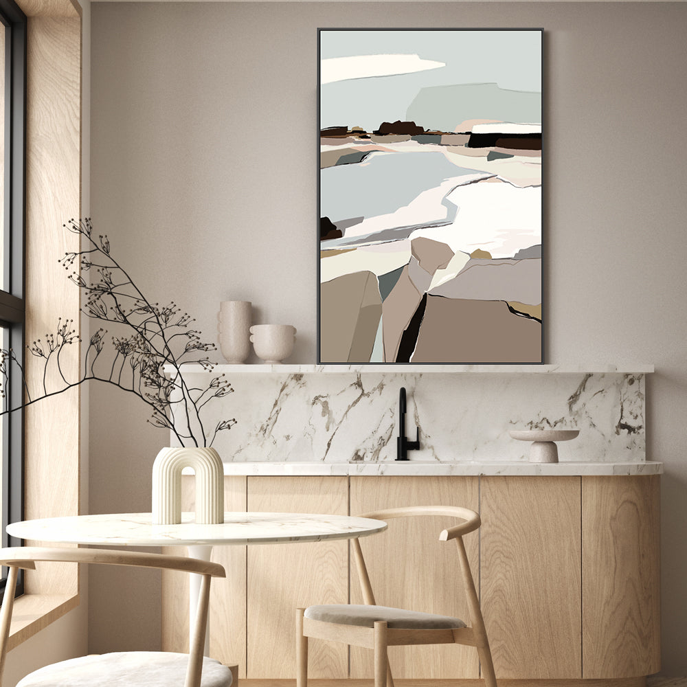 wall-art-print-canvas-poster-framed-Mountain Melodies, Style A , By Nikita Jariwala-GIOIA-WALL-ART
