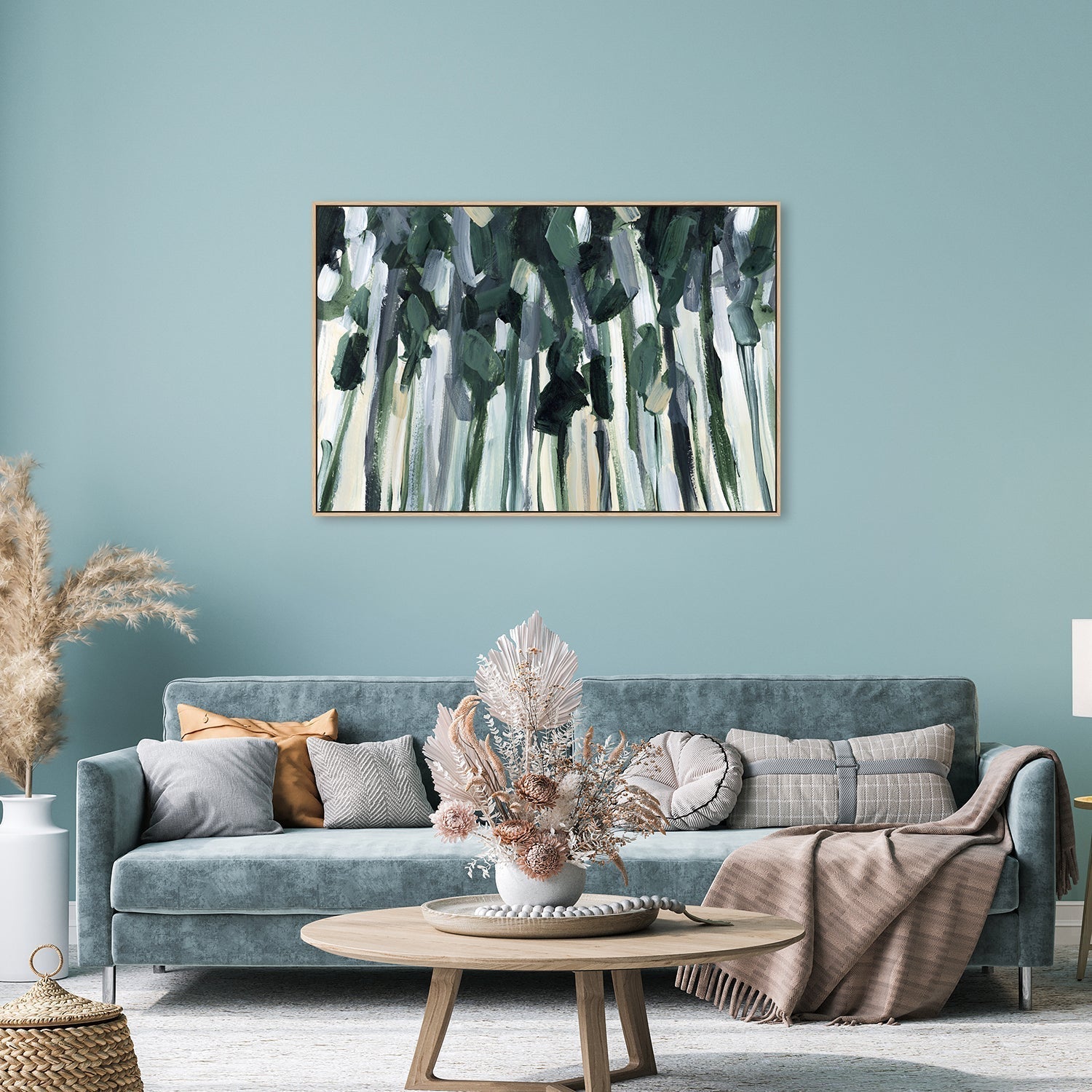 wall-art-print-canvas-poster-framed-Mountain Mist Landscape-by-Emily Wood-Gioia Wall Art
