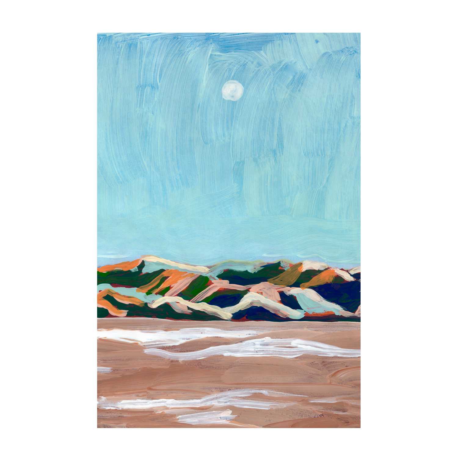 wall-art-print-canvas-poster-framed-Mountain View , By Eleanor Baker-1