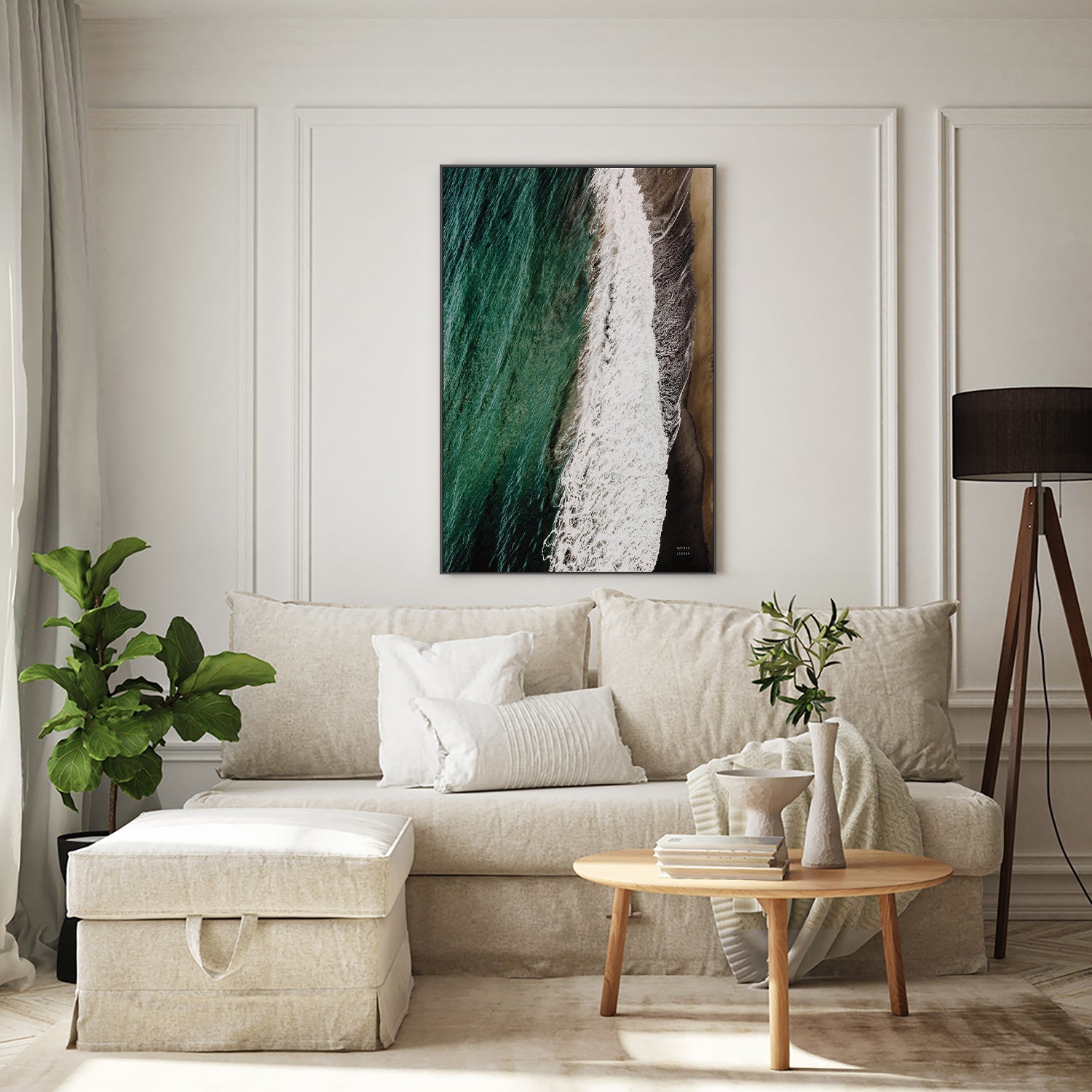 wall-art-print-canvas-poster-framed-Move Gently, Style A-9