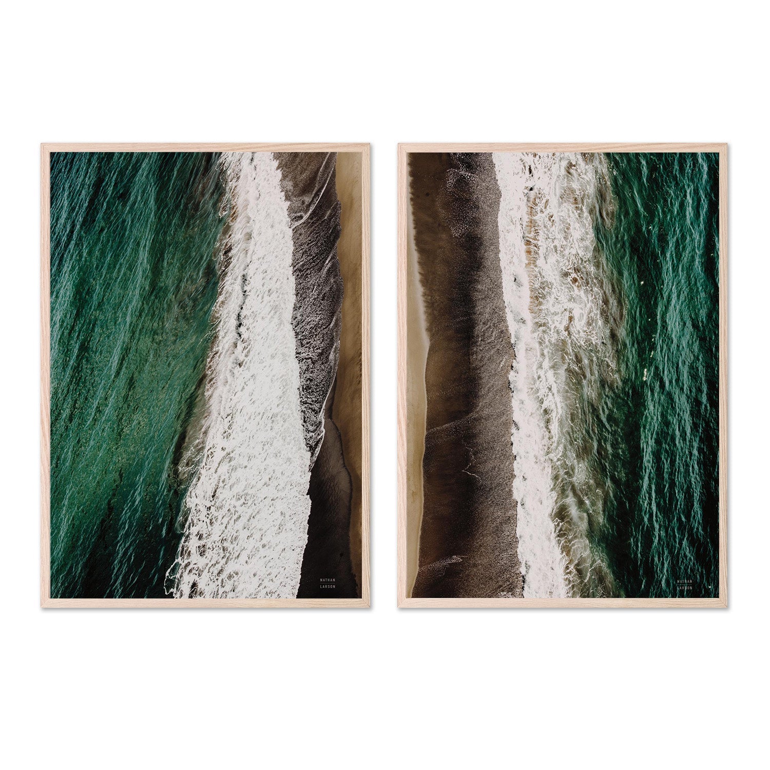 wall-art-print-canvas-poster-framed-Move Gently, Style A & B, Set Of 2-6