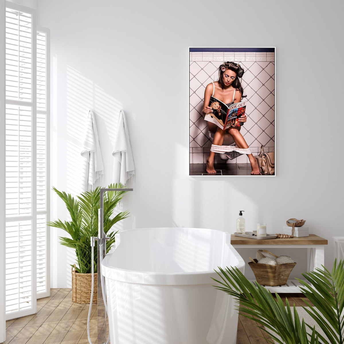 wall-art-print-canvas-poster-framed-Multitasking, by gNo-by-Plus X Studio-Gioia Wall Art