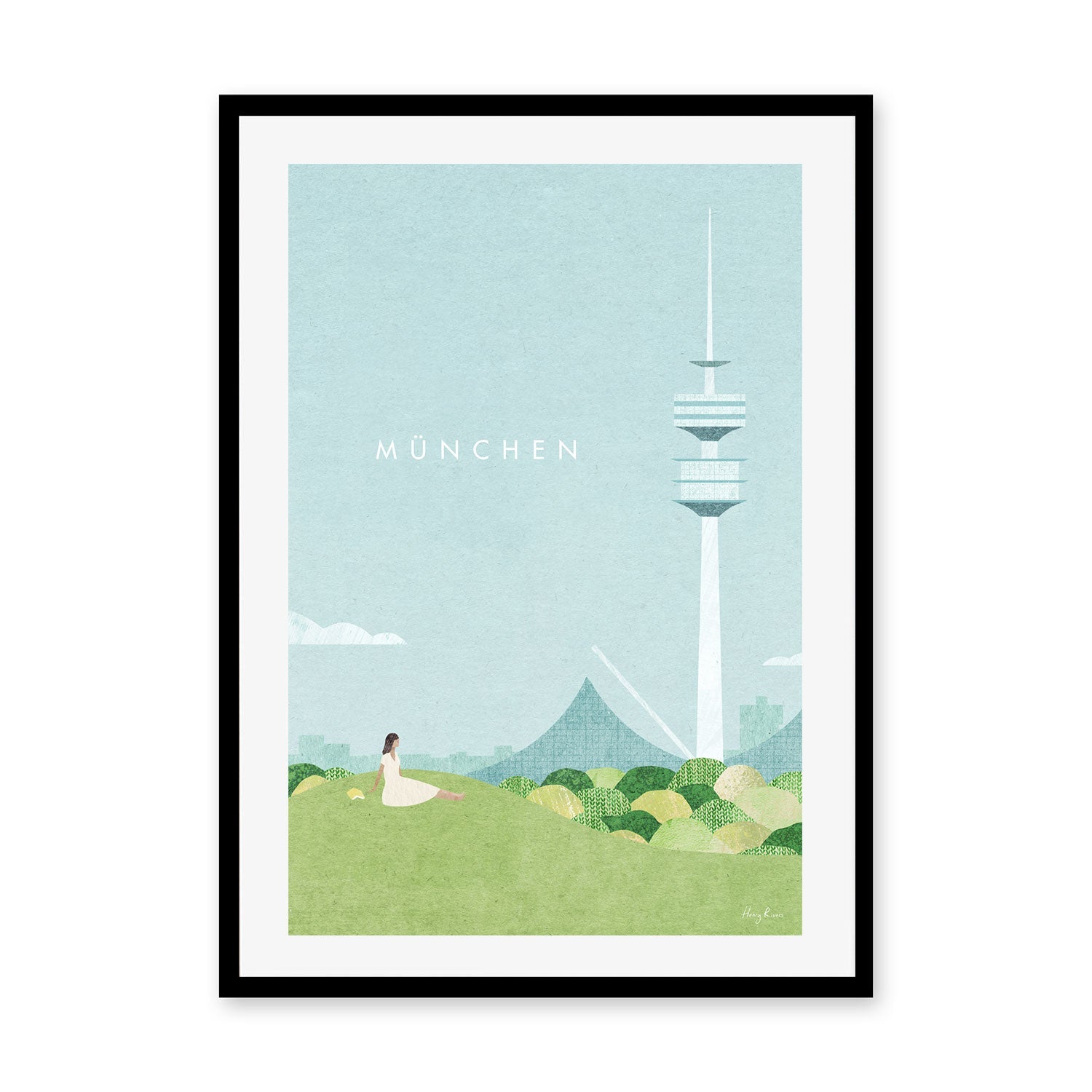 wall-art-print-canvas-poster-framed-Munich, Germany , By Henry Rivers-GIOIA-WALL-ART
