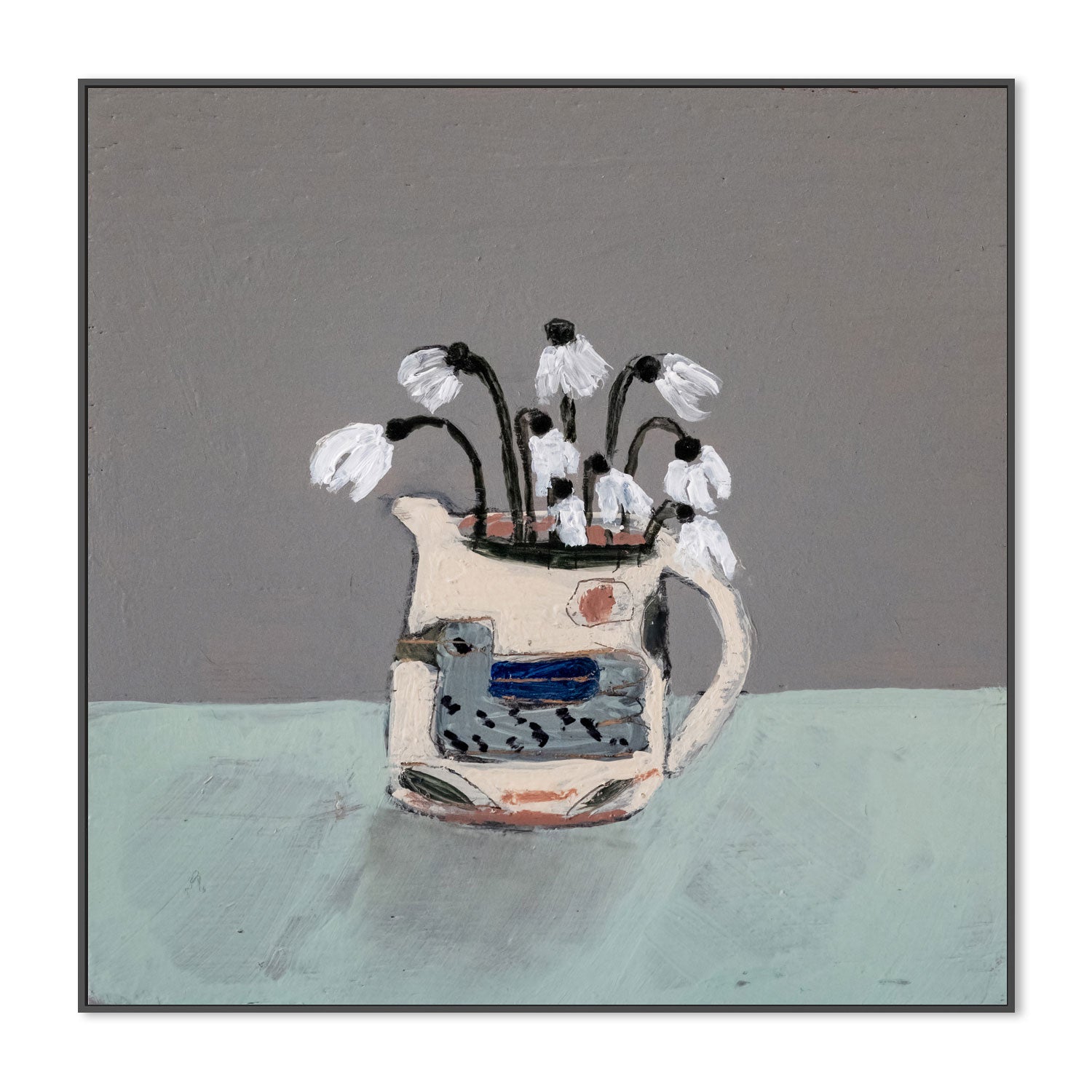 wall-art-print-canvas-poster-framed-My Favourite Vase , By Louise O'hara-3