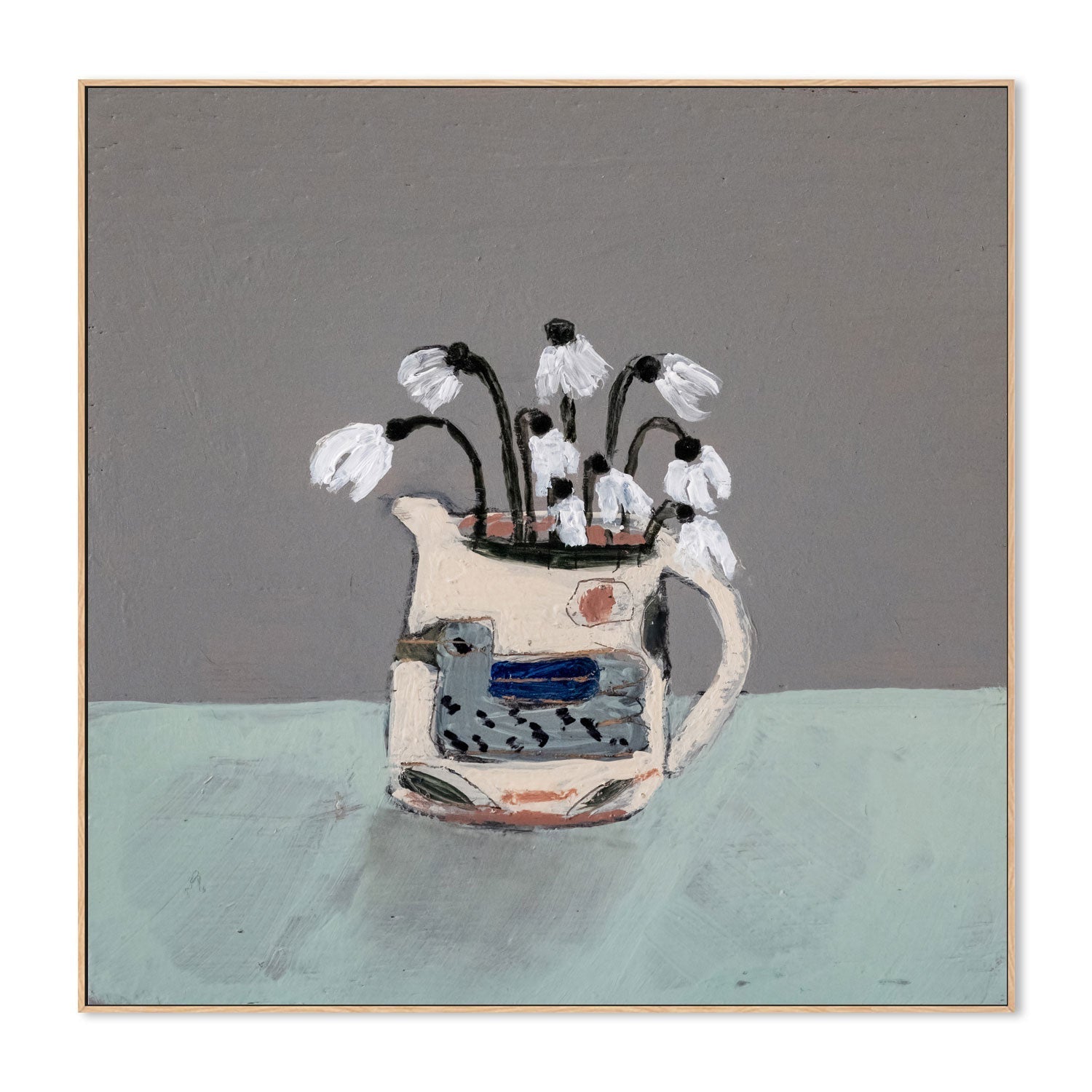 wall-art-print-canvas-poster-framed-My Favourite Vase , By Louise O'hara-4