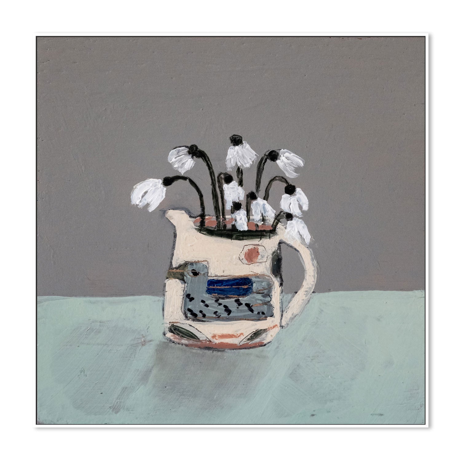 wall-art-print-canvas-poster-framed-My Favourite Vase , By Louise O'hara-5