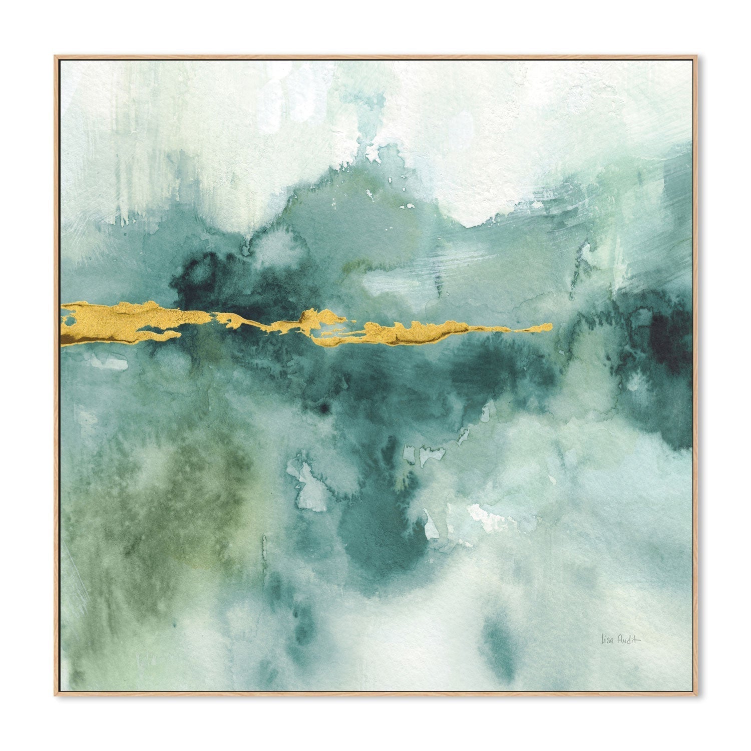 wall-art-print-canvas-poster-framed-My Greenhouse Abstract , By Lisa Audit-GIOIA-WALL-ART