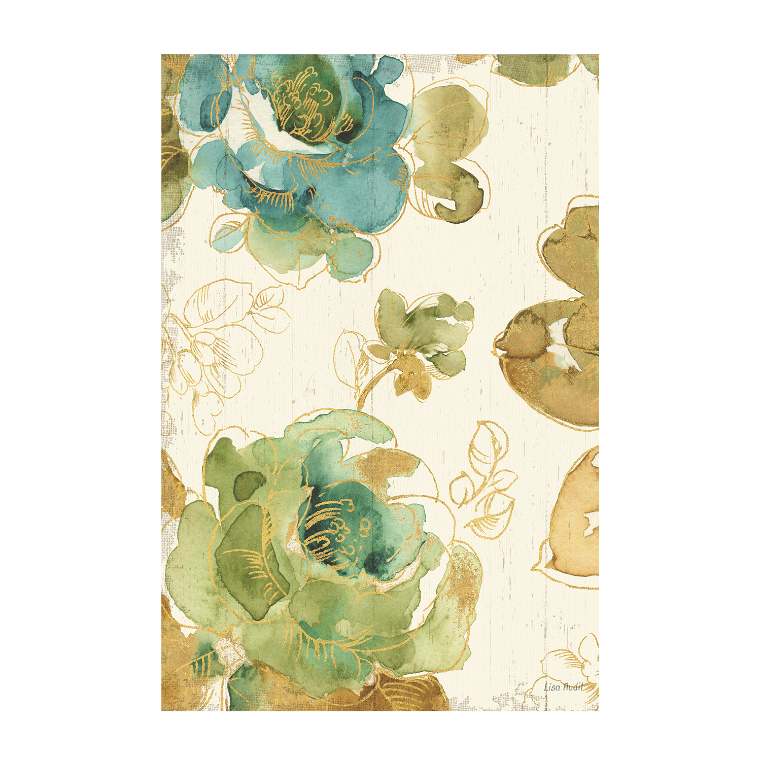 wall-art-print-canvas-poster-framed-My Greenhouse Roses, Style A , By Lisa Audit-GIOIA-WALL-ART
