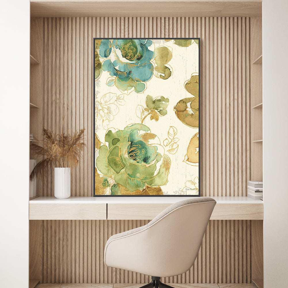 wall-art-print-canvas-poster-framed-My Greenhouse Roses, Style A , By Lisa Audit-GIOIA-WALL-ART