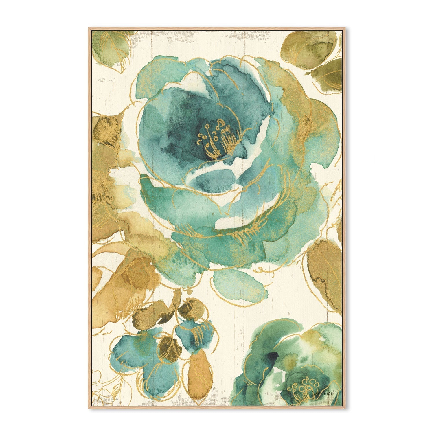 wall-art-print-canvas-poster-framed-My Greenhouse Roses, Style B , By Lisa Audit-GIOIA-WALL-ART