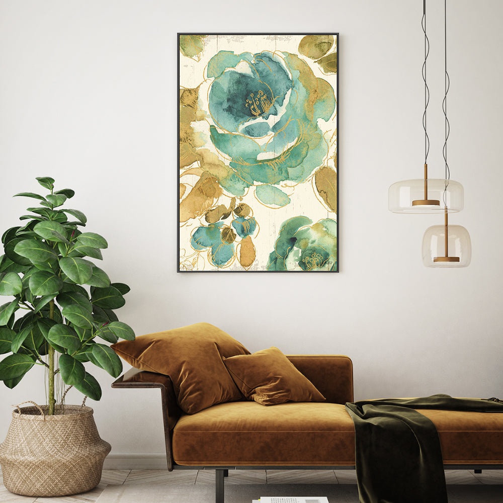 wall-art-print-canvas-poster-framed-My Greenhouse Roses, Style B , By Lisa Audit-GIOIA-WALL-ART