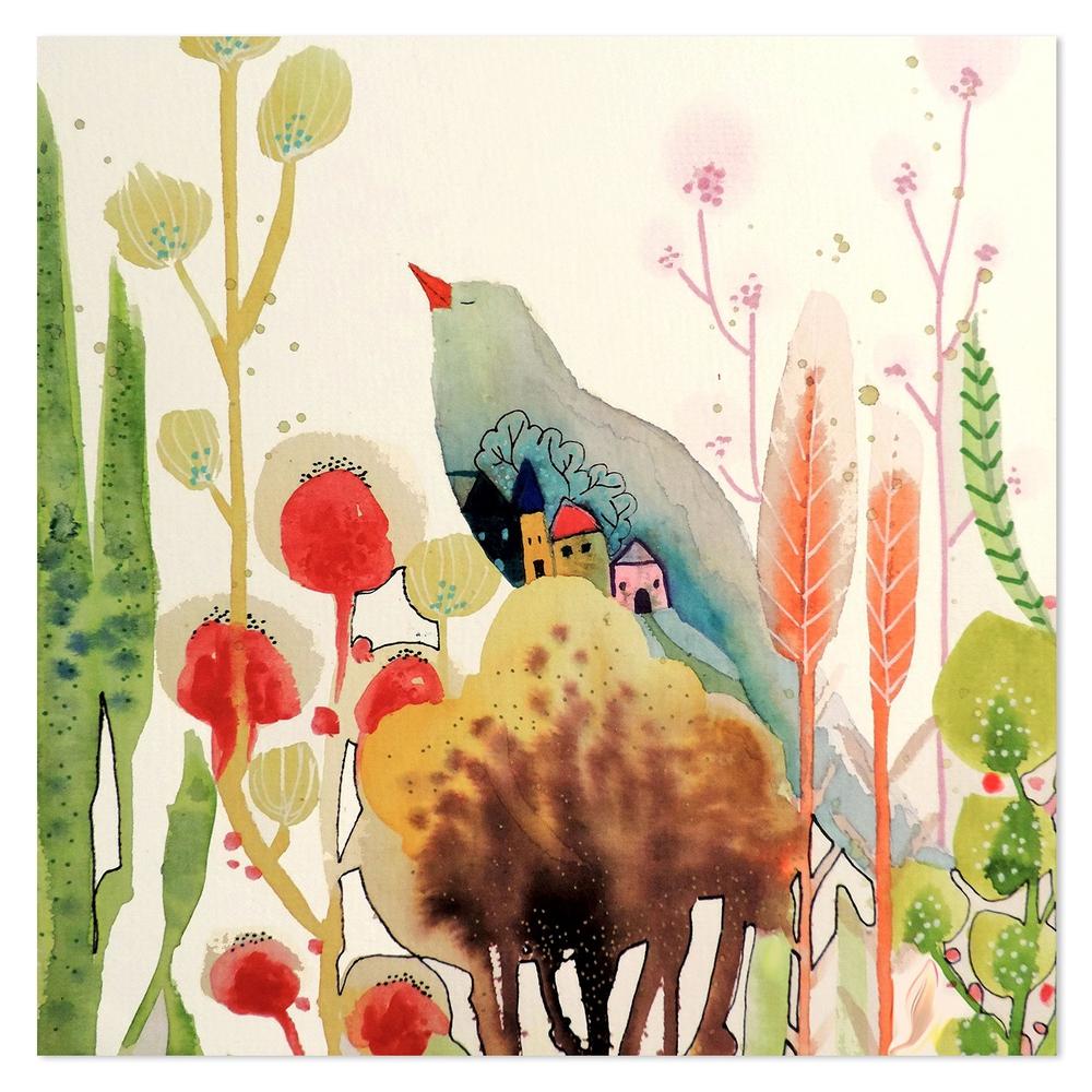 wall-art-print-canvas-poster-framed-My House-by-Sylvie Demers-Gioia Wall Art