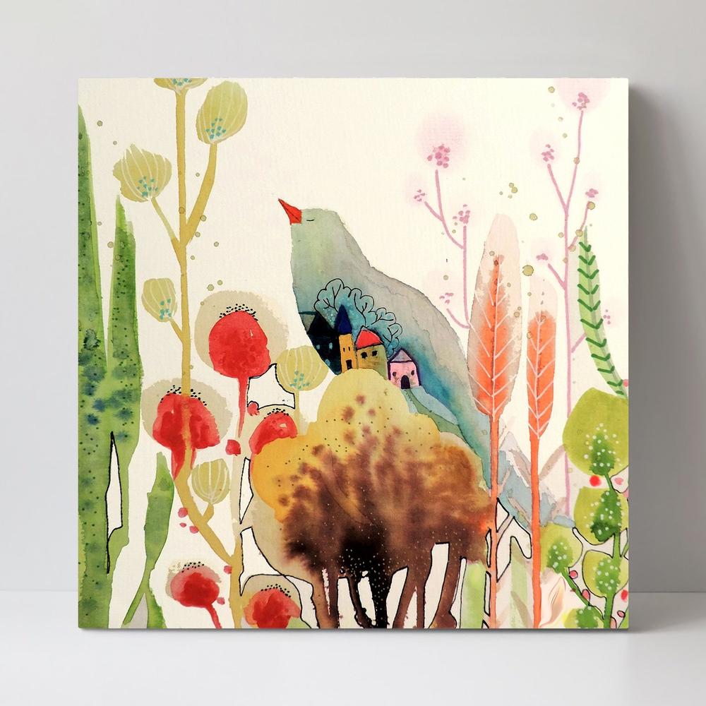wall-art-print-canvas-poster-framed-My House-by-Sylvie Demers-Gioia Wall Art
