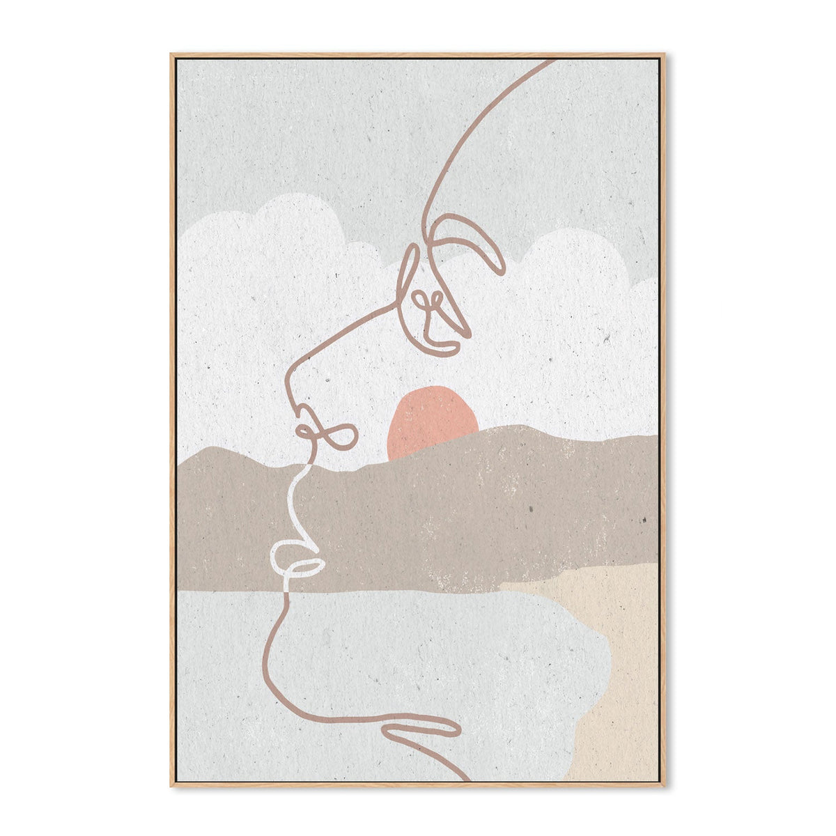 wall-art-print-canvas-poster-framed-Mykonos, Style A , By Moira Hershey-GIOIA-WALL-ART