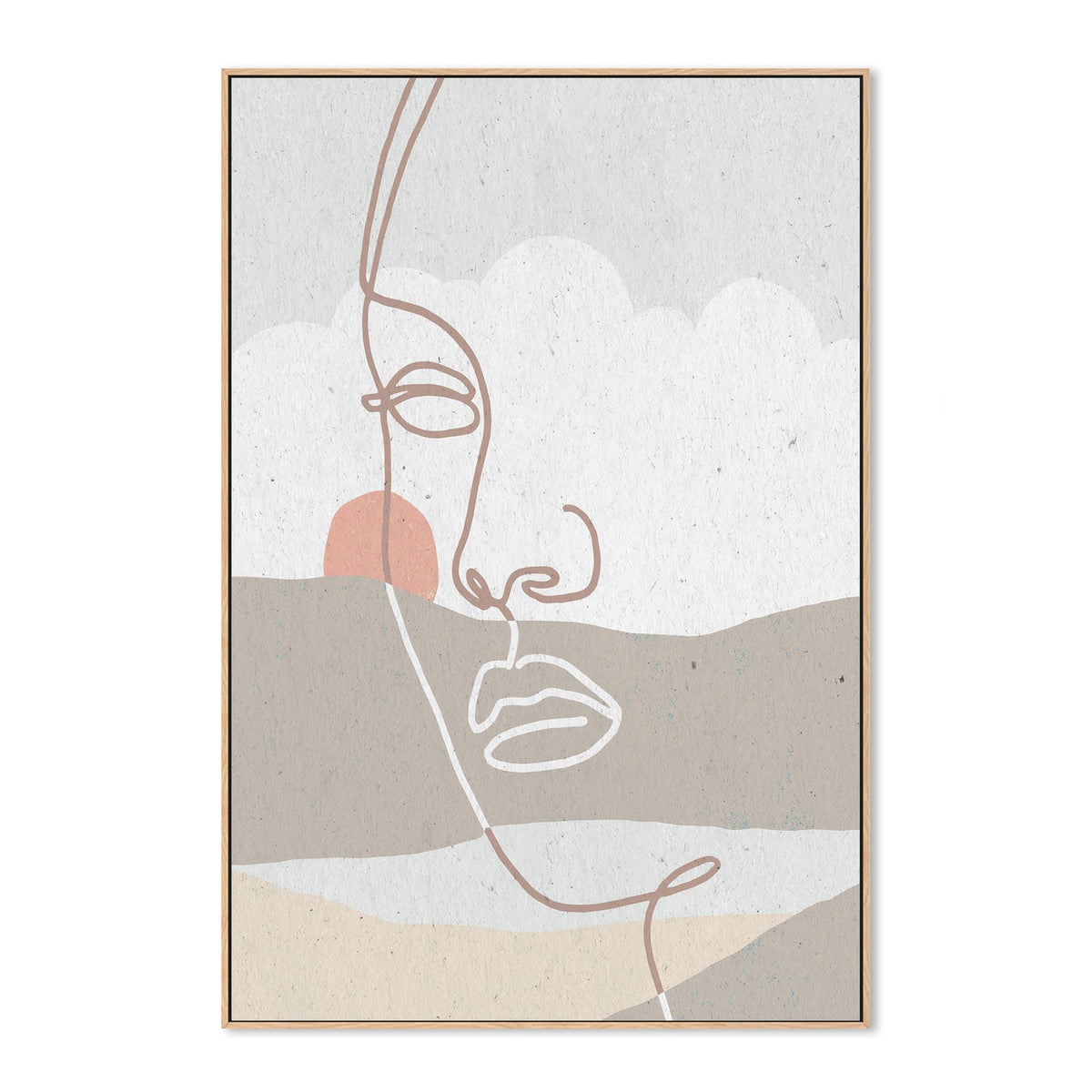 wall-art-print-canvas-poster-framed-Mykonos, Style B , By Moira Hershey-GIOIA-WALL-ART