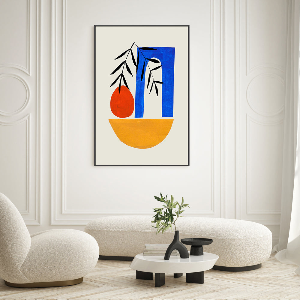 wall-art-print-canvas-poster-framed-Mykonos Sunset , By Ejaaz Haniff-GIOIA-WALL-ART