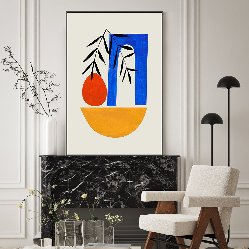 wall-art-print-canvas-poster-framed-Mykonos Sunset , By Ejaaz Haniff-GIOIA-WALL-ART