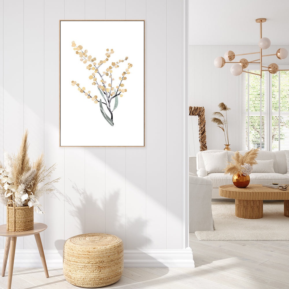 wall-art-print-canvas-poster-framed-Native Wattle-by-Dear Musketeer Studio-Gioia Wall Art