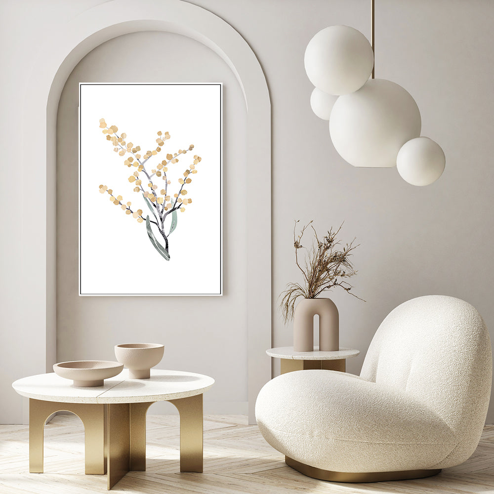 wall-art-print-canvas-poster-framed-Native Wattle-by-Dear Musketeer Studio-Gioia Wall Art