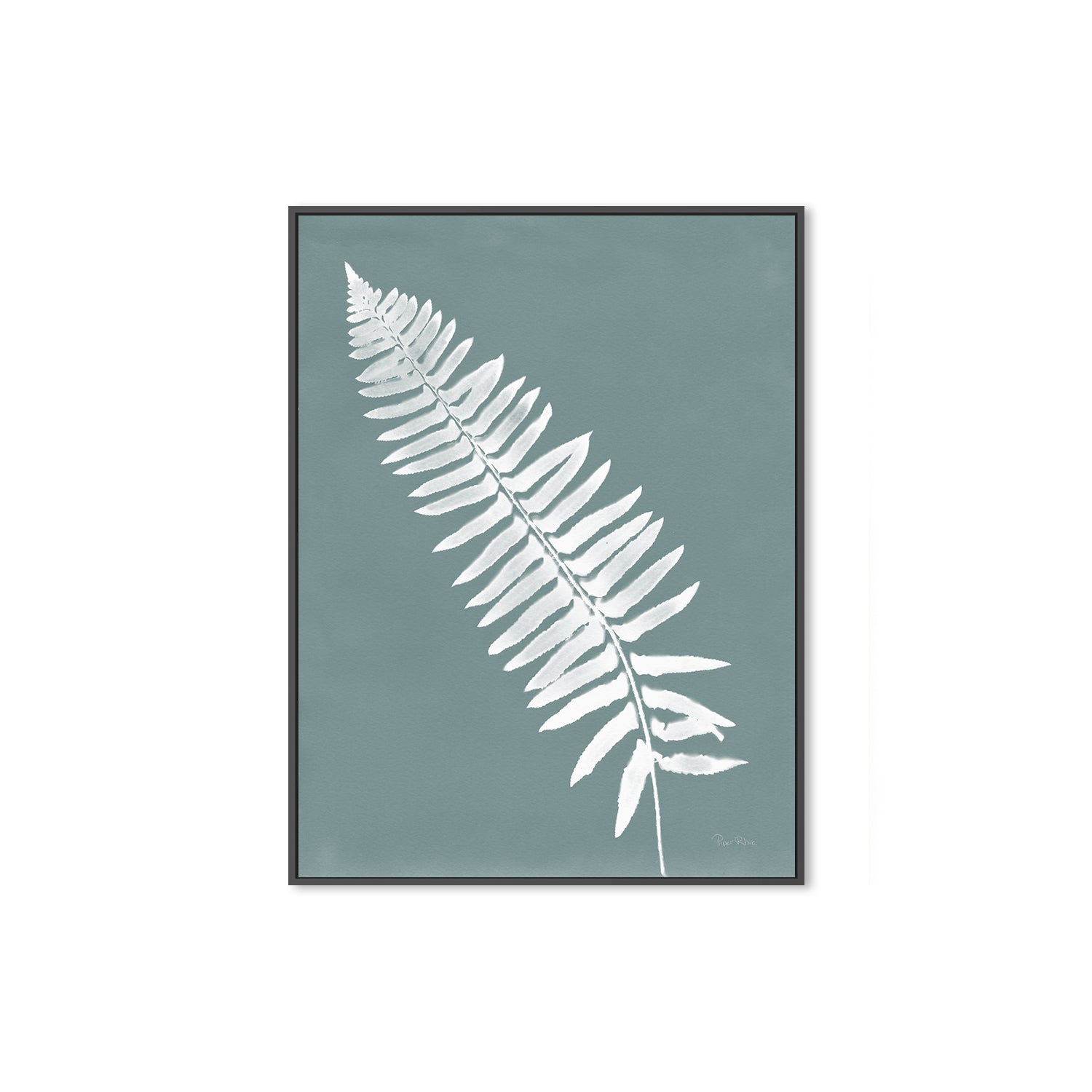 wall-art-print-canvas-poster-framed-Nature by the Lake Ferns IV Gray Mist , By Piper Rhue-3
