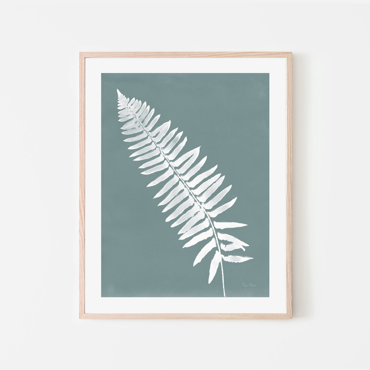 wall-art-print-canvas-poster-framed-Nature by the Lake Ferns IV Gray Mist , By Piper Rhue-6