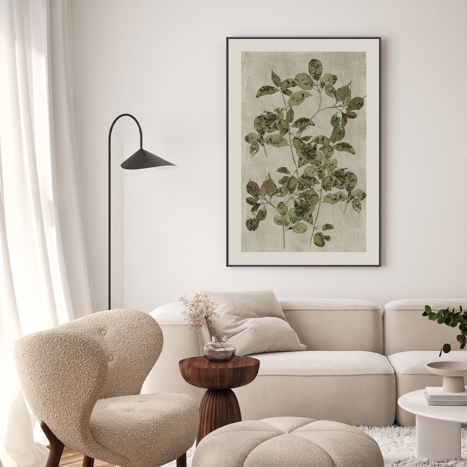 wall-art-print-canvas-poster-framed-Nature's Sketch, Style A-2