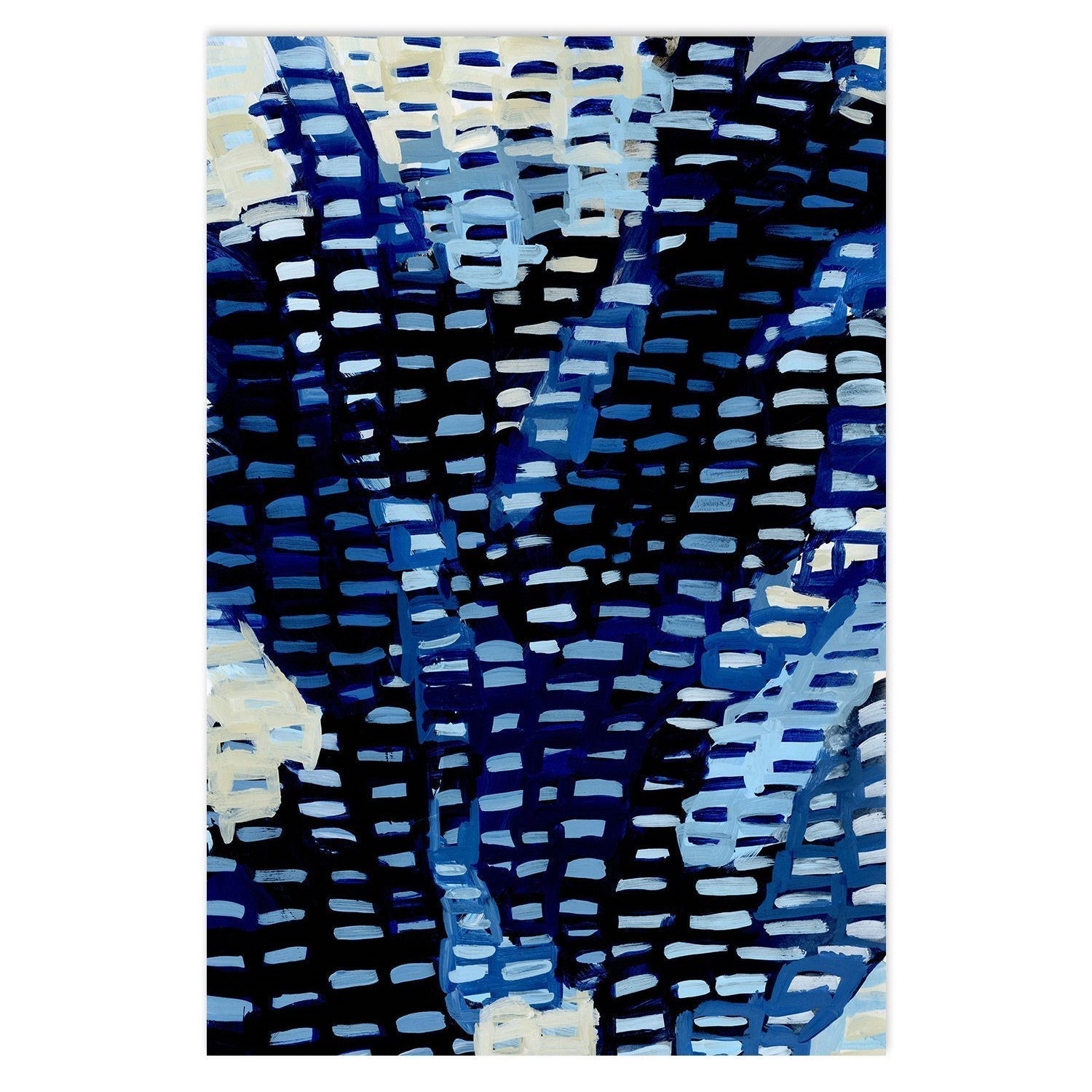 wall-art-print-canvas-poster-framed-Nautical Abstract-by-Emily Wood-Gioia Wall Art