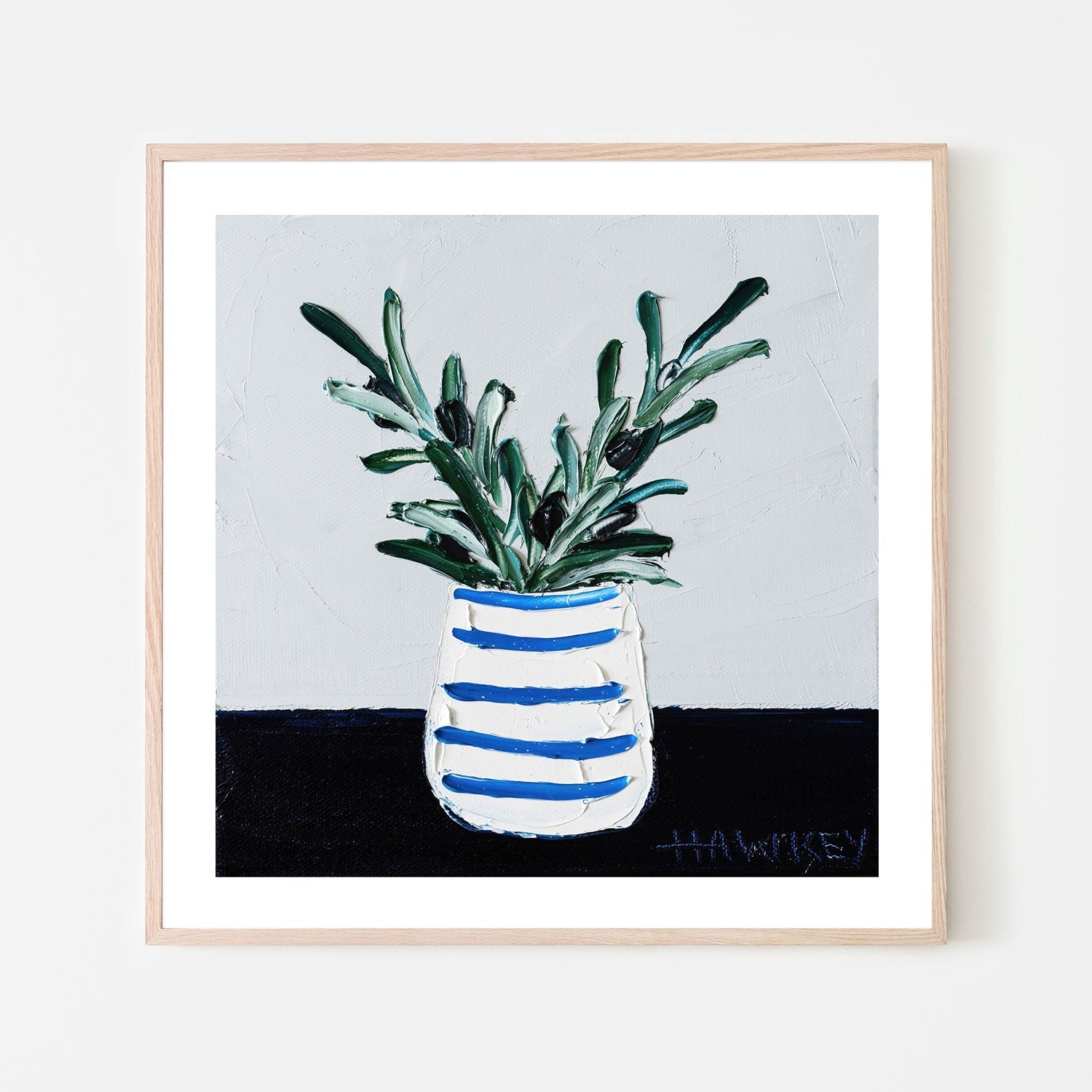 wall-art-print-canvas-poster-framed-Navy Olive , By Angela Hawkey-6