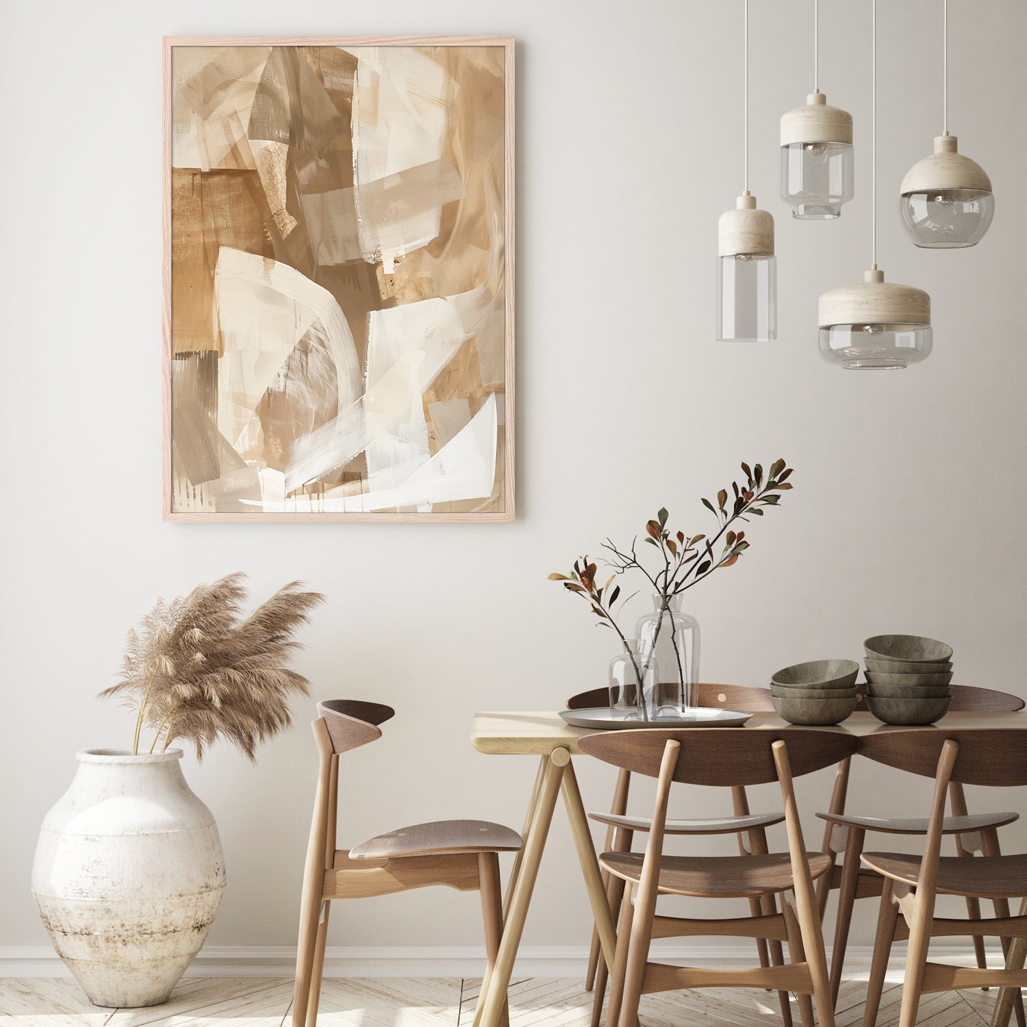 wall-art-print-canvas-poster-framed-Neutral Blocks-8
