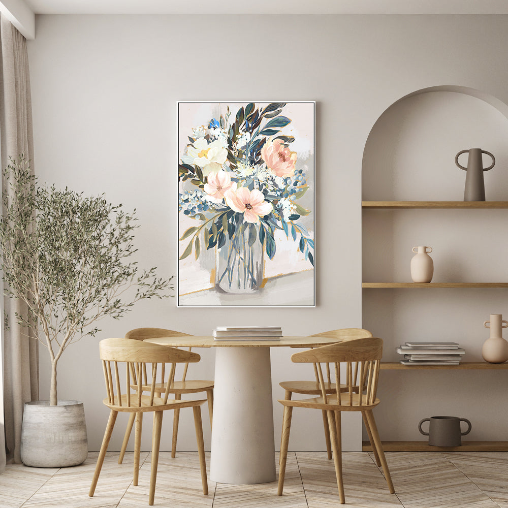 wall-art-print-canvas-poster-framed-Neutral Bouquet, Style A , By Nina Blue-7