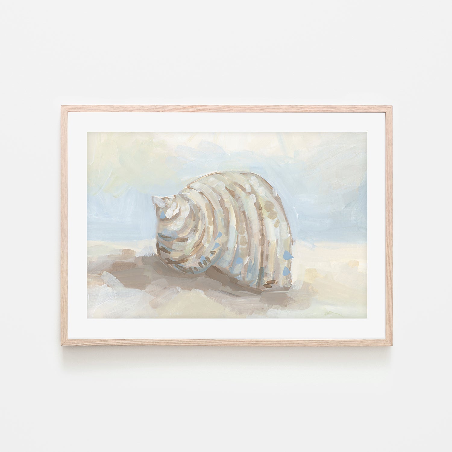 wall-art-print-canvas-poster-framed-Neutral Coastal Seashell , Style A, By Jetty Home , By Jetty Home-6