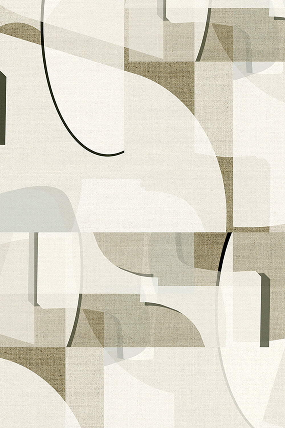 wall-art-print-canvas-poster-framed-Neutral Curves, Style B-1